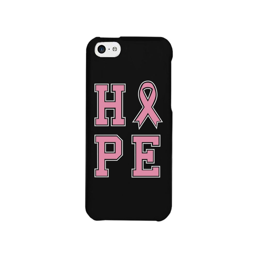 Hope Ribbon Black Phone Case