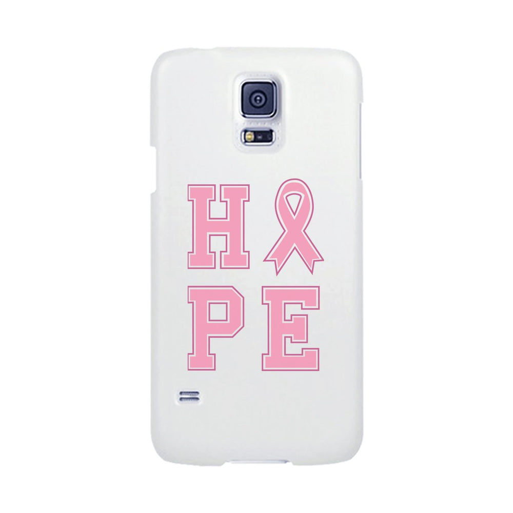 Hope Ribbon White Phone Case