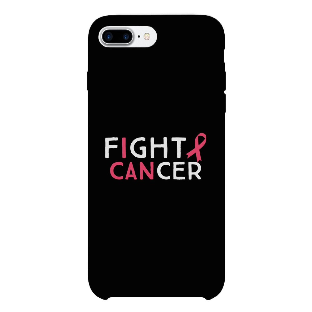 Fight Cancer I Can Black Phone Case