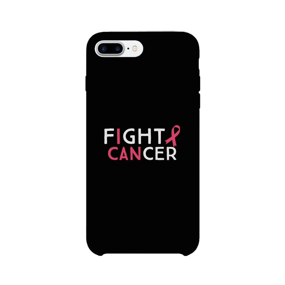 Fight Cancer I Can Black Phone Case