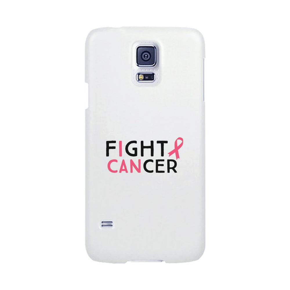 Fight Cancer I Can White Phone Case