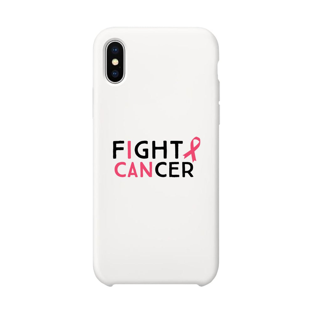 Fight Cancer I Can White Phone Case