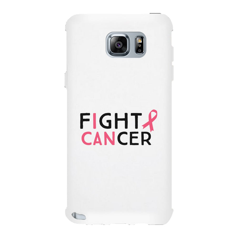 Fight Cancer I Can White Phone Case