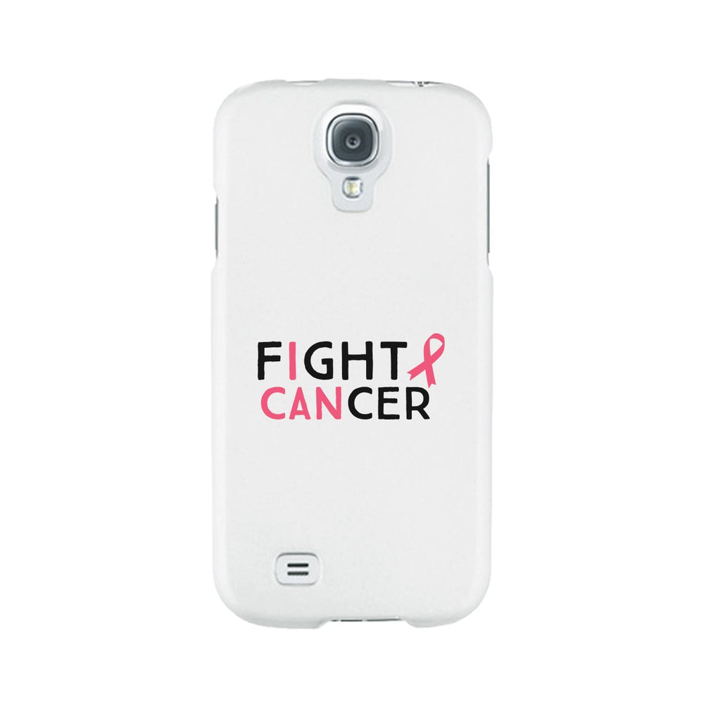 Fight Cancer I Can White Phone Case