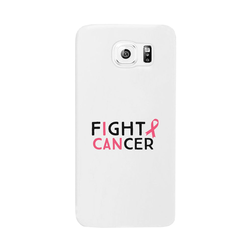Fight Cancer I Can White Phone Case