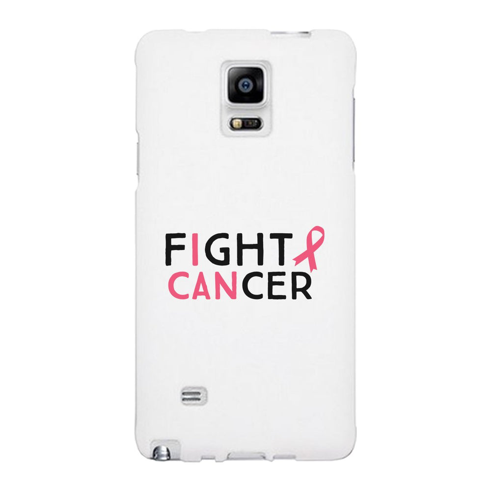 Fight Cancer I Can White Phone Case