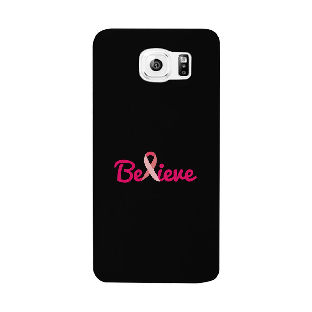 Believe Breast Cancer Phone Case October Breast Cancer Awareness