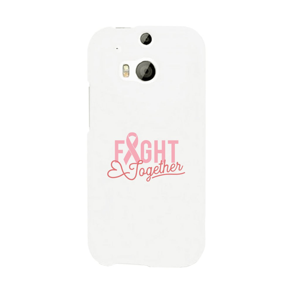Fight Together Breast Cancer Awareness White Phone Case