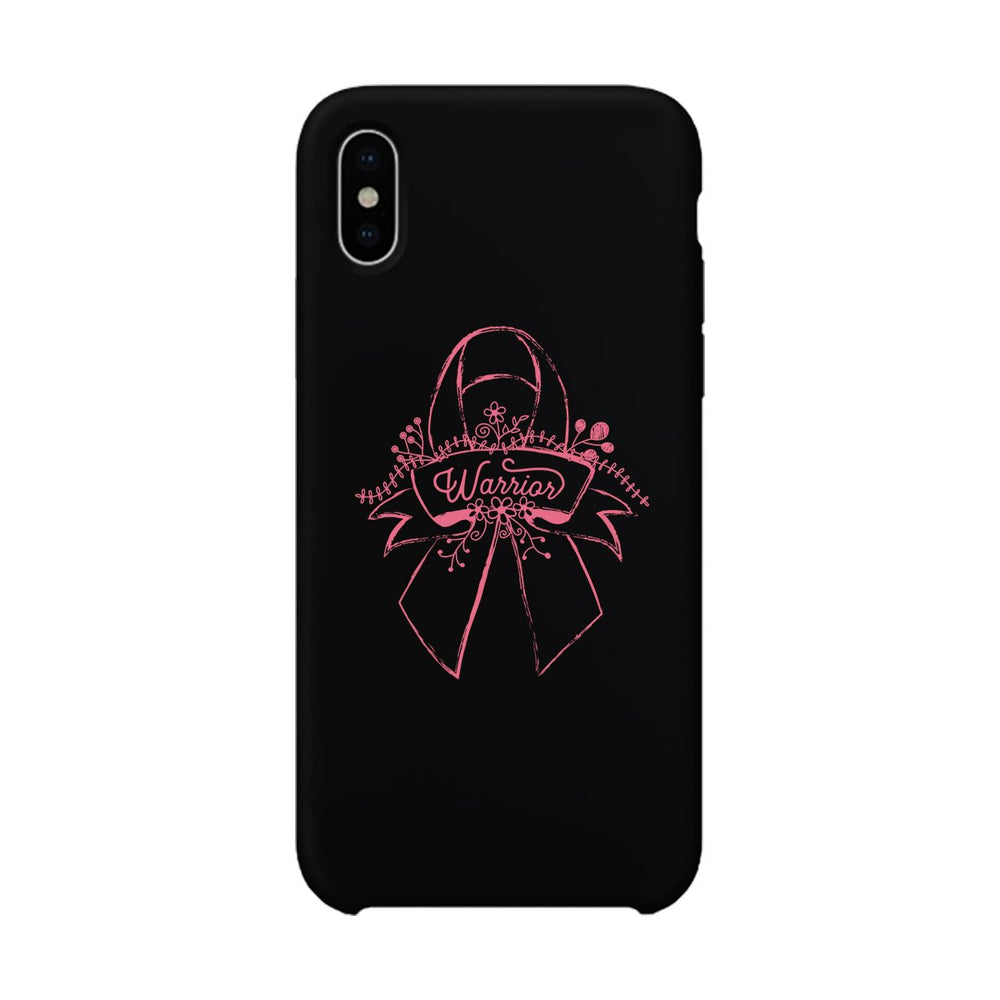 Warrior Breast Cancer Awareness Black Phone Case