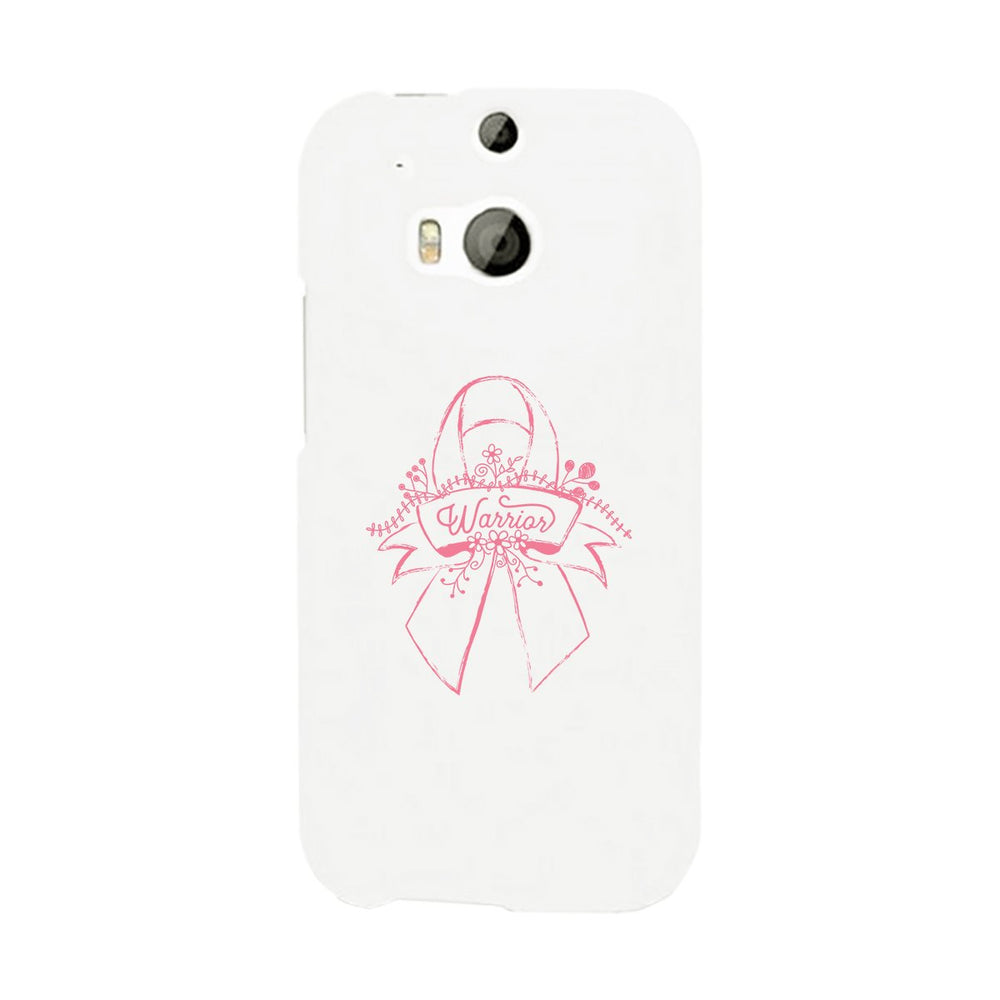 Warrior Breast Cancer Awareness White Phone Case