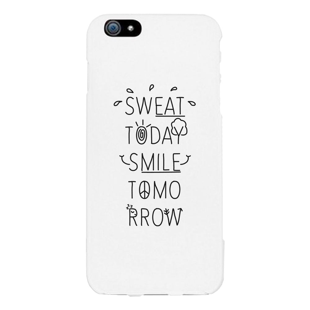 Sweat Smile Phone Case Funny Workout Gift Phone Case