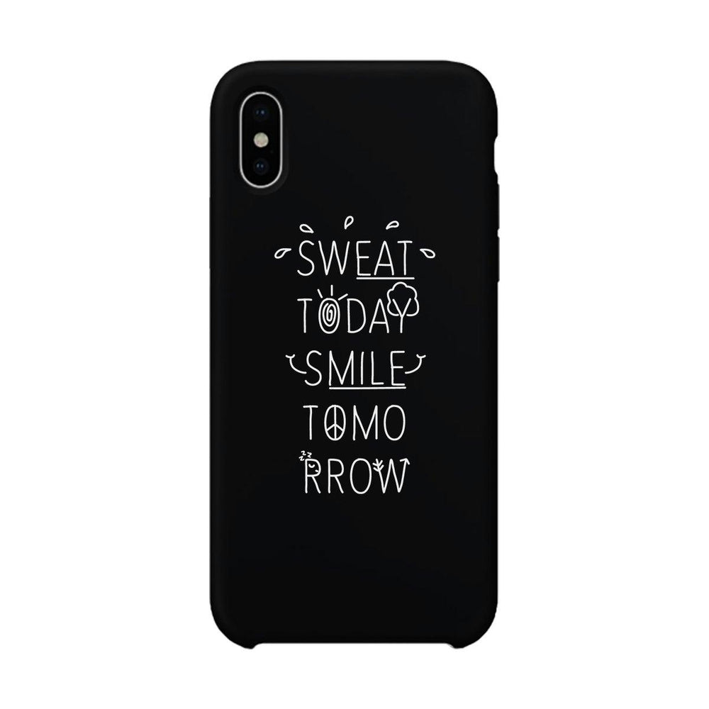 Sweat Smile Phone Case Funny Workout Gift Phone Case