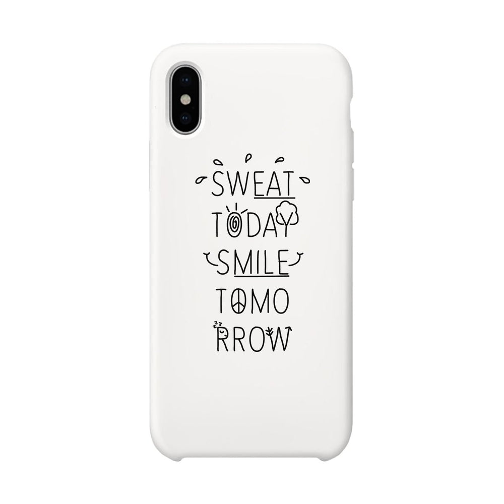 Sweat Smile Phone Case Funny Workout Gift Phone Case