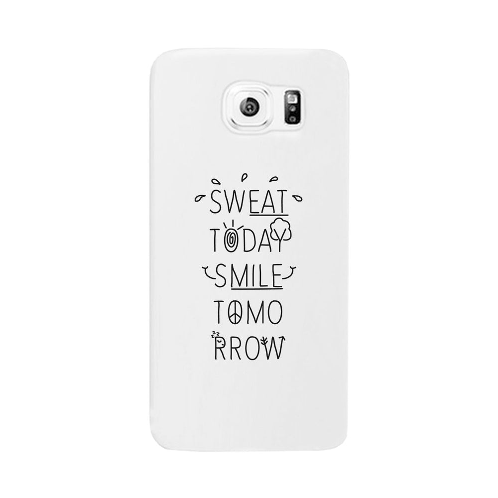 Sweat Smile Phone Case Funny Workout Gift Phone Case