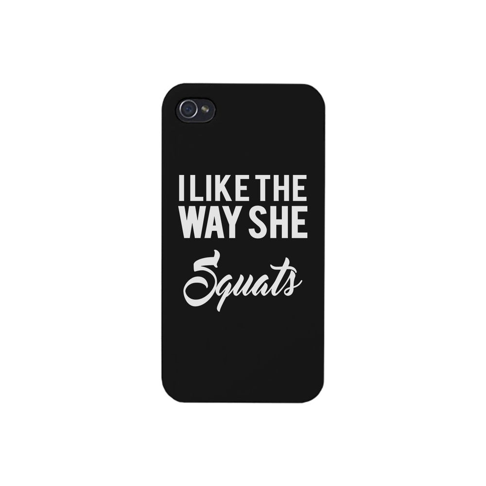 She Squats-LEFT Phone Case Funny Gym Gift Phone Case