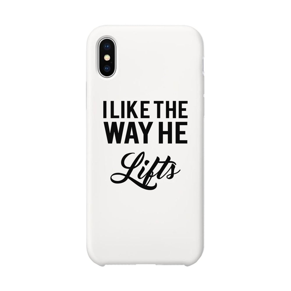 He Lifts-RIGHT Phone Case Cute Workout Gift Phone Case Slim Fit
