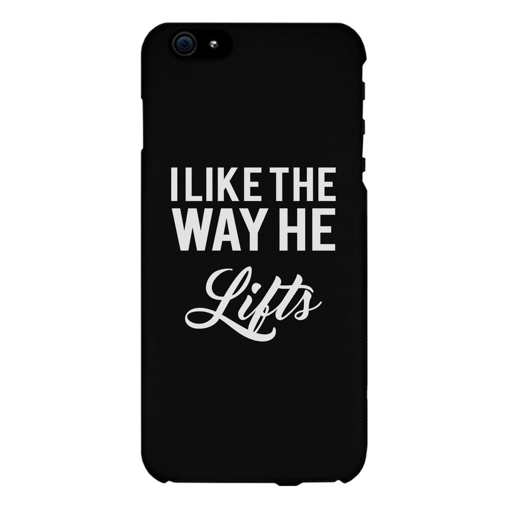 He Lifts-RIGHT Phone Case Cute Workout Gift Phone Case Slim Fit