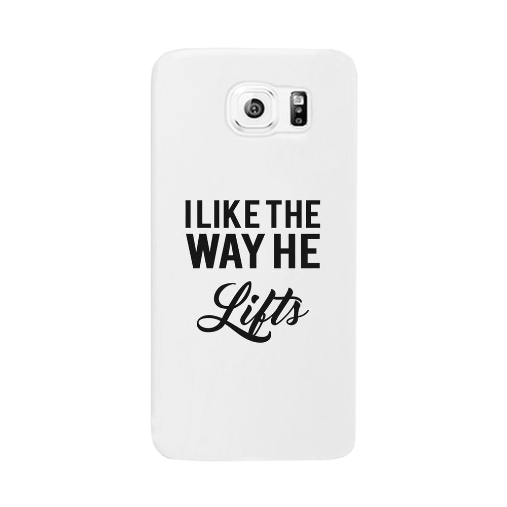 He Lifts-RIGHT Phone Case Cute Workout Gift Phone Case Slim Fit
