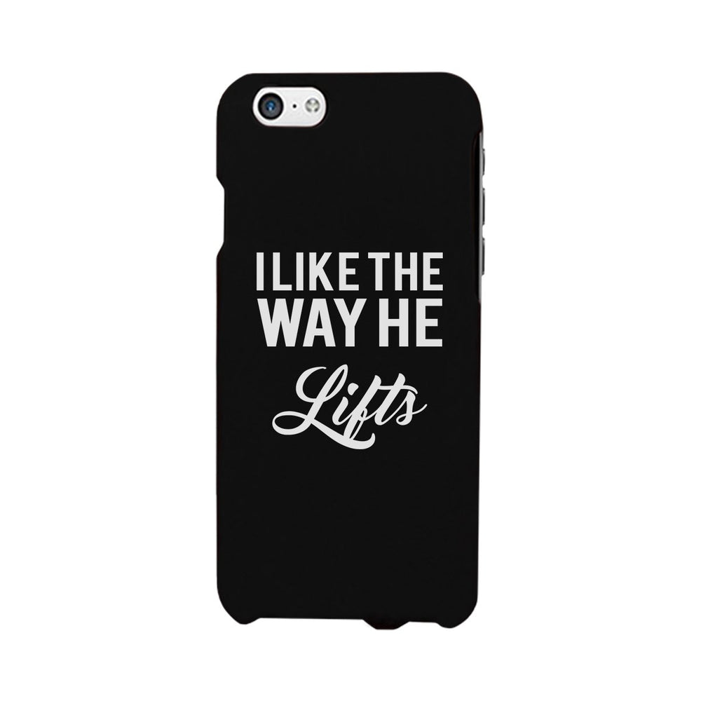 He Lifts-RIGHT Phone Case Cute Workout Gift Phone Case Slim Fit