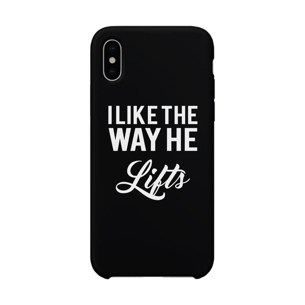 He Lifts-RIGHT Phone Case Cute Workout Gift Phone Case Slim Fit