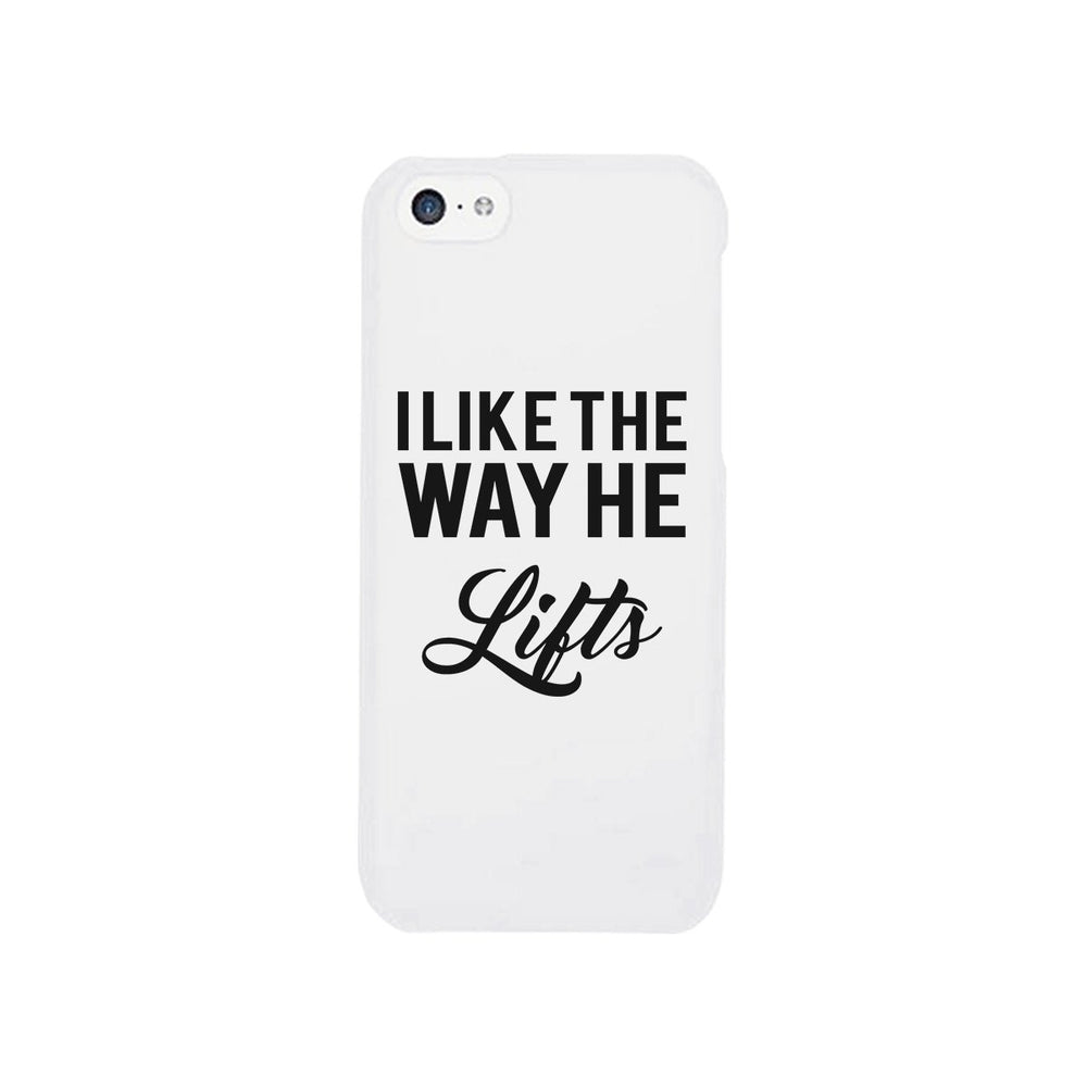 He Lifts-RIGHT Phone Case Cute Workout Gift Phone Case Slim Fit