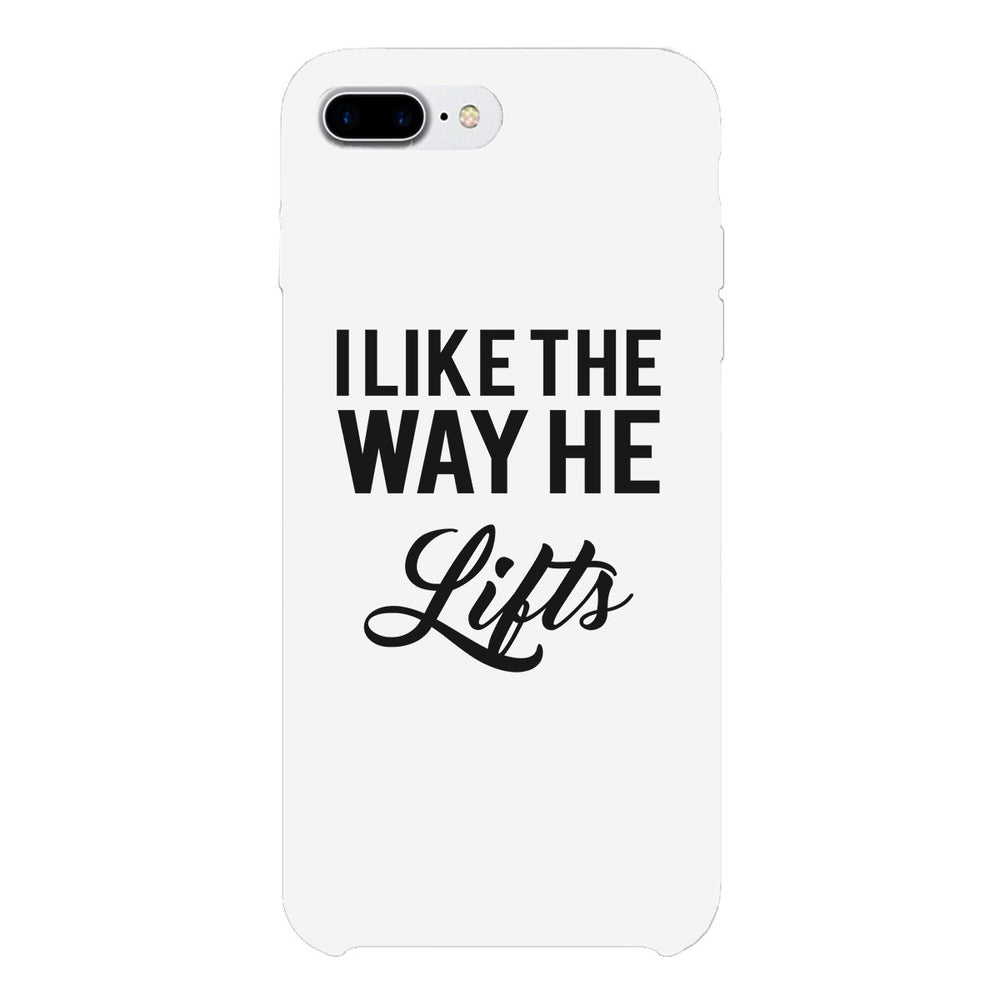 He Lifts-RIGHT Phone Case Cute Workout Gift Phone Case Slim Fit