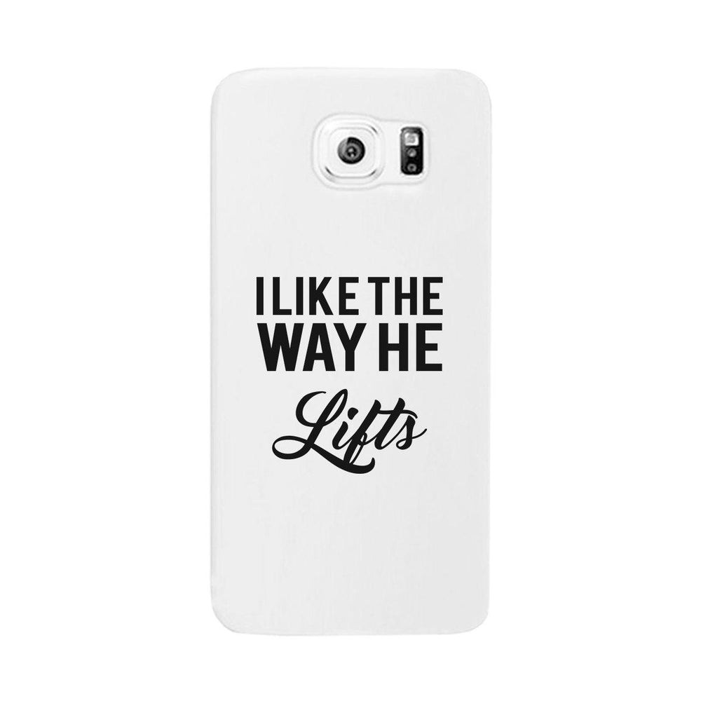 He Lifts-RIGHT Phone Case Cute Workout Gift Phone Case Slim Fit