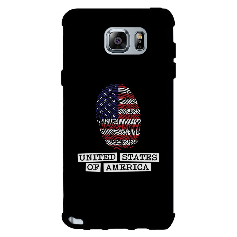 Fingerprint USA Flag Phone Case 4th of July Graphic Phone Cover