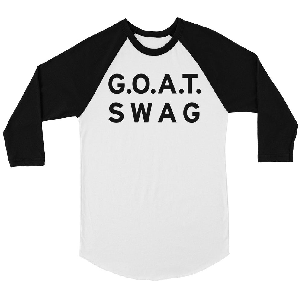 365 Printing GOAT Swag Womens Baseball Shirt Trendy Cool Saying Raglan Tee Gift