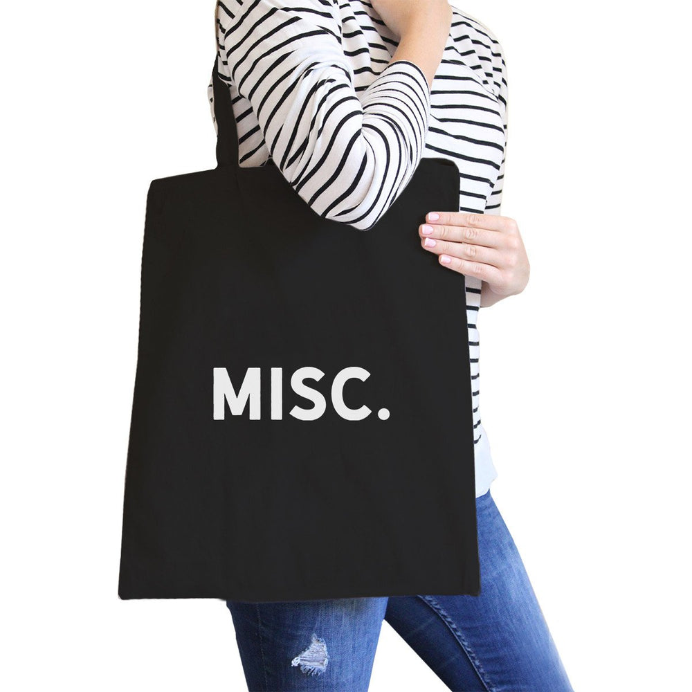 Misc. Black Canvas Bag Simple Book Bags For College Students