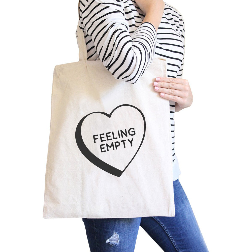 Feeling Empty Canvas Eco Bag Unique Graphic Cute School Bag