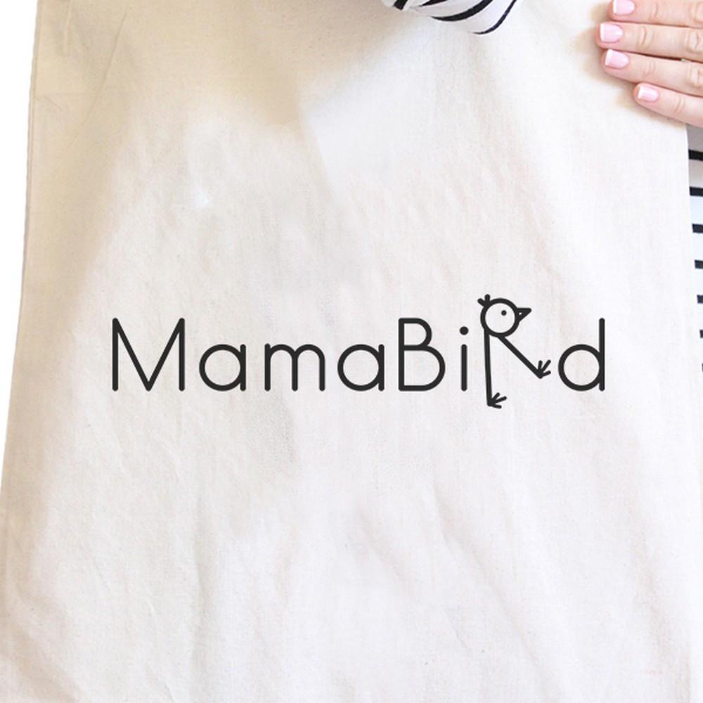 MamaBird Natural Canvas Bag Perfect Mothers Day Gift Eco-Friendly