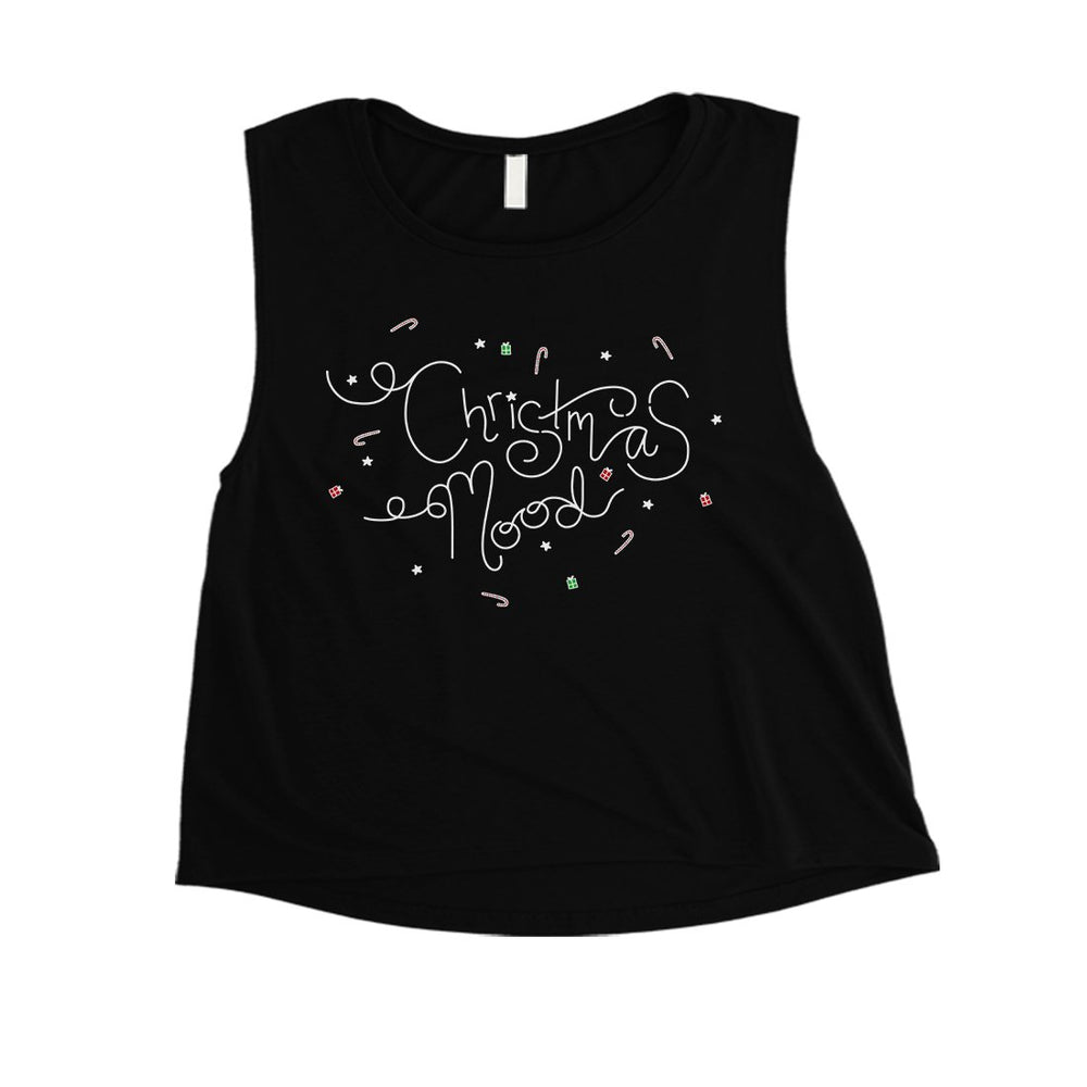 Christmas Mood Womens Crop Top