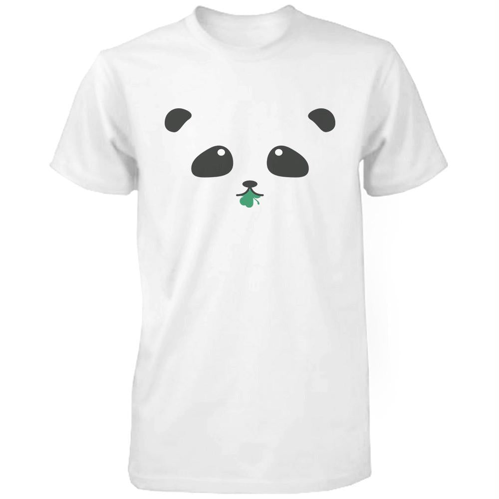 Panda Eating Four Leaf Clover Men's Shirt St. Patrick's Day T-shirt