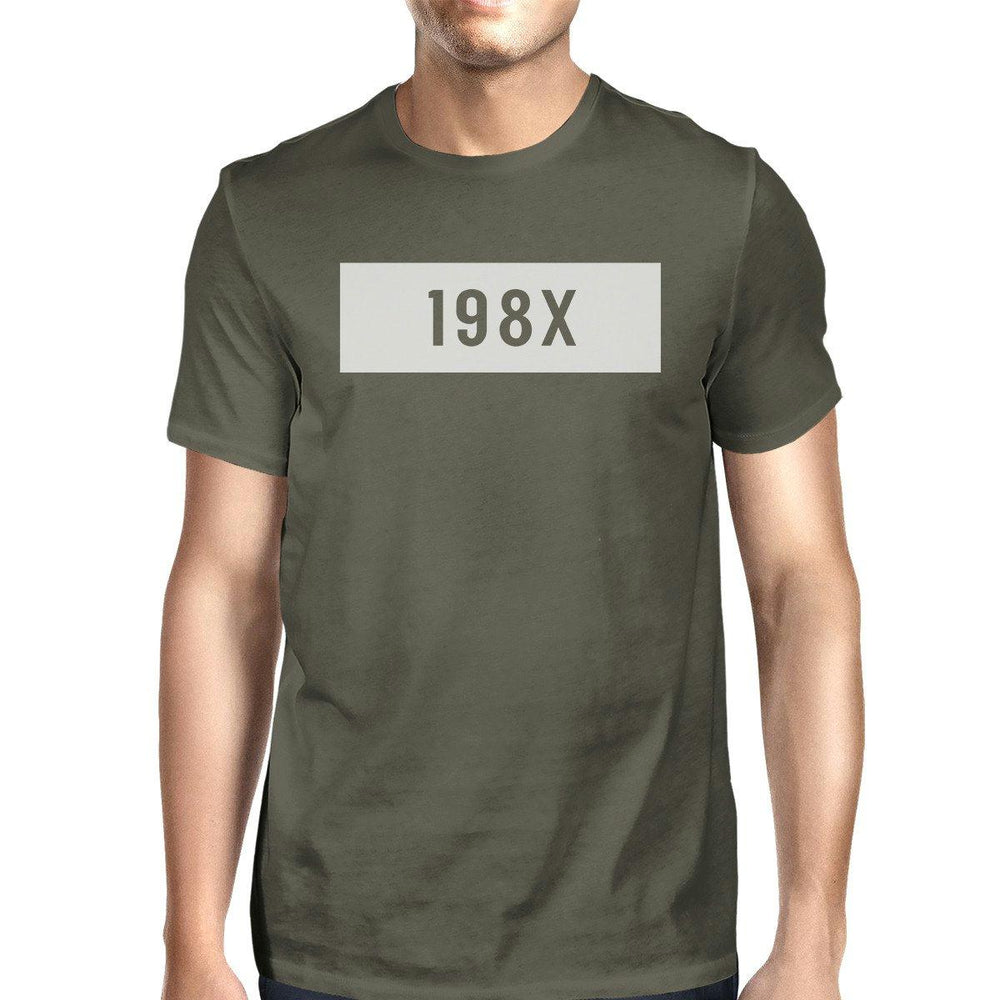 198X Men's Dark Grey Funny Graphic Gift T-Shirt Witty Quote T Shirt