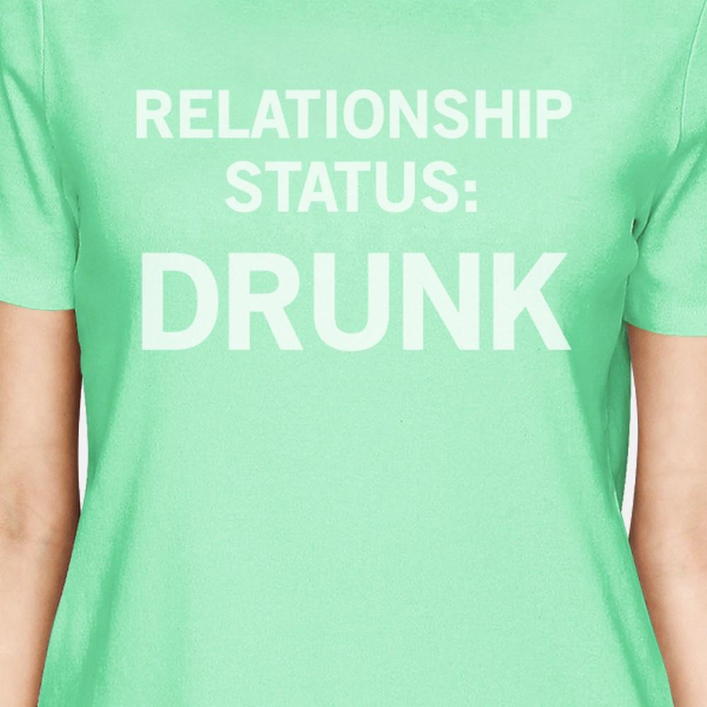 Relationship Status Womens Cotton Short Sleeve T Shirt Gift For Her