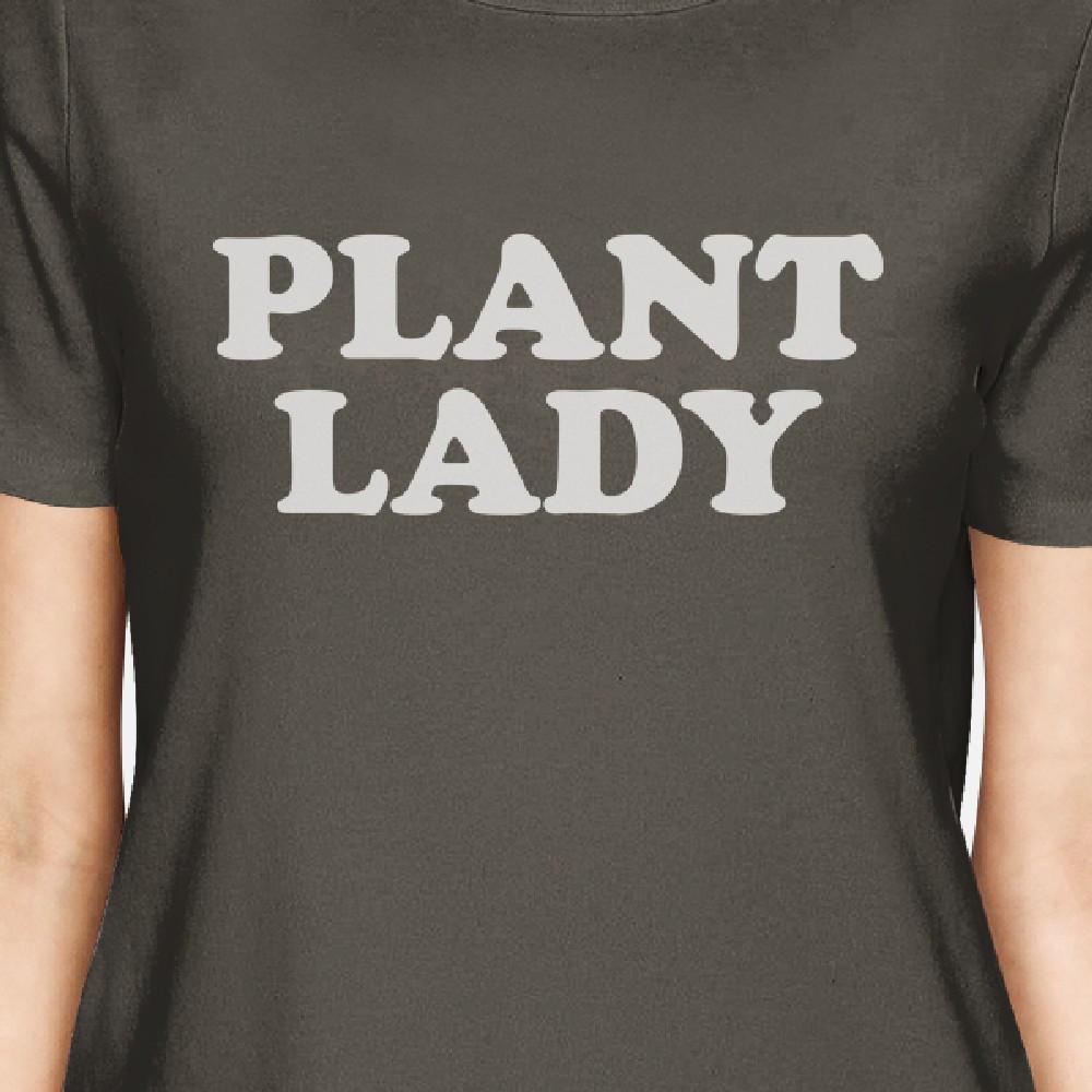 Inc Plant Lady Women's Dark Grey Cool Summer T Shirt Simple Design