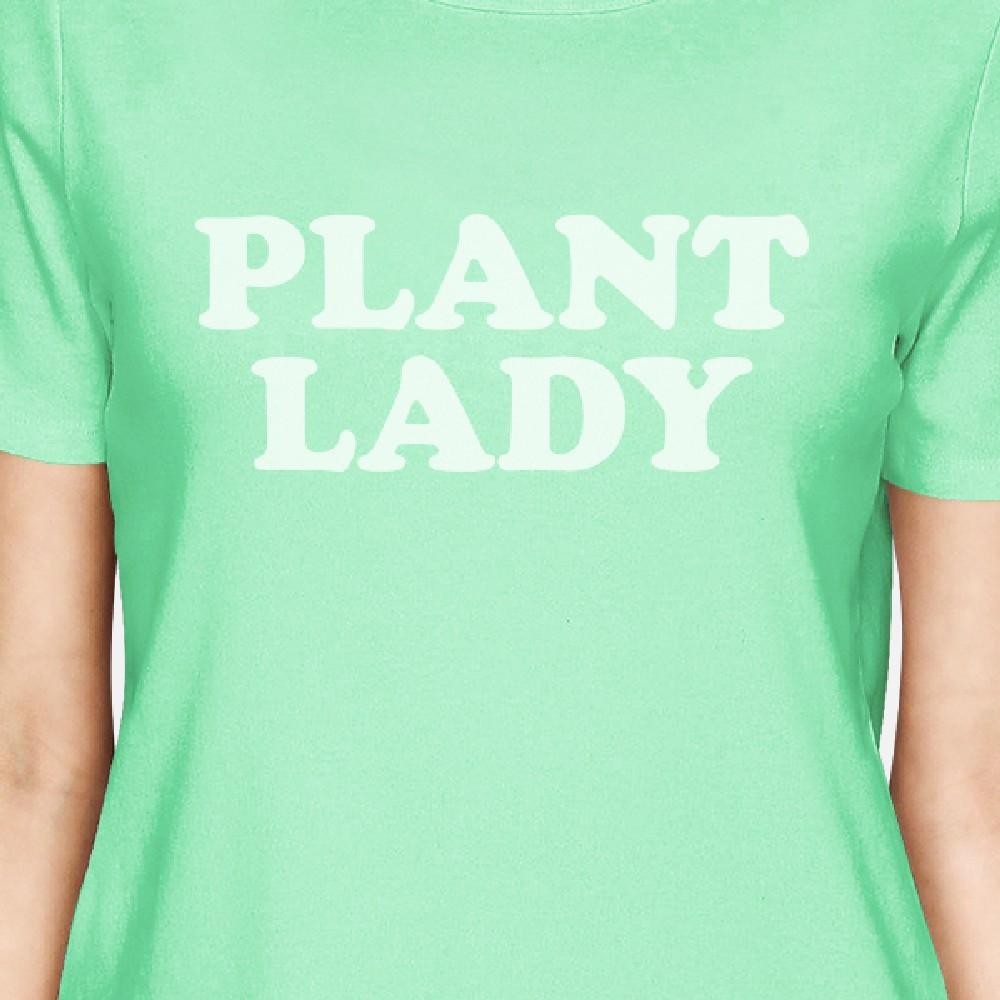 Inc Plant Lady Women's Mint Round Neck T Shirt Gift Ideas For Moms