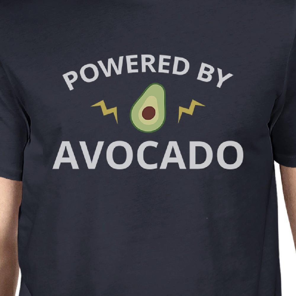 Powered By Avocado Navy Short Sleeve Round Neck T Shirt For Men