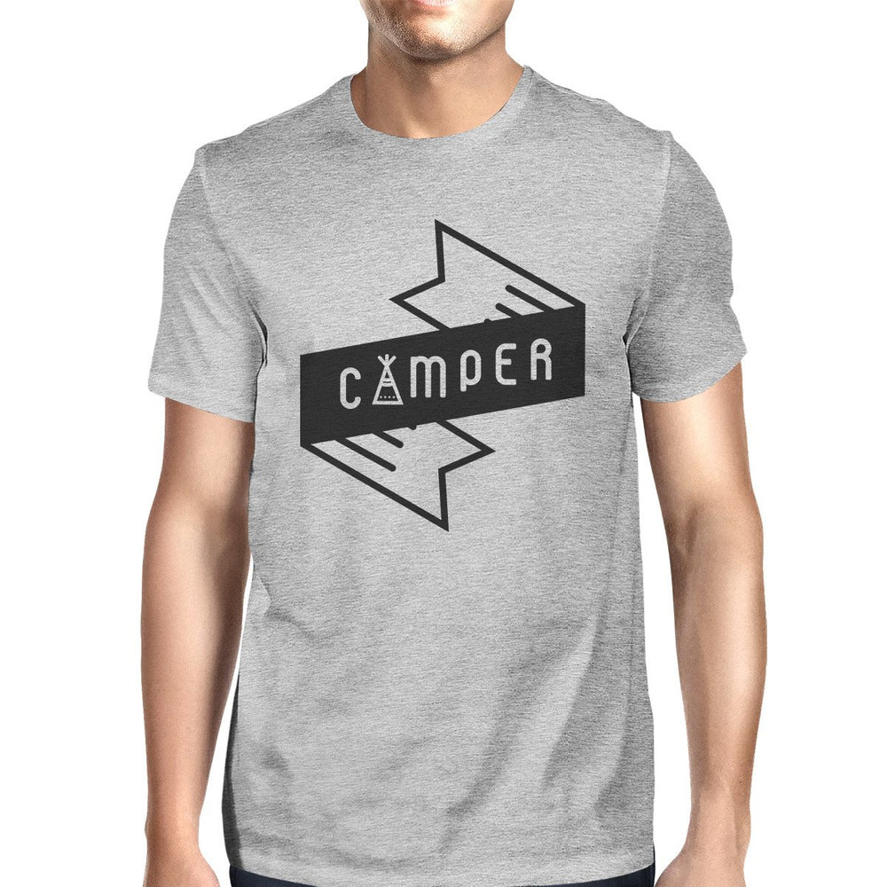 Camper Men's Gray Cotton TShirt Trendy Design Earth Day Special Tee