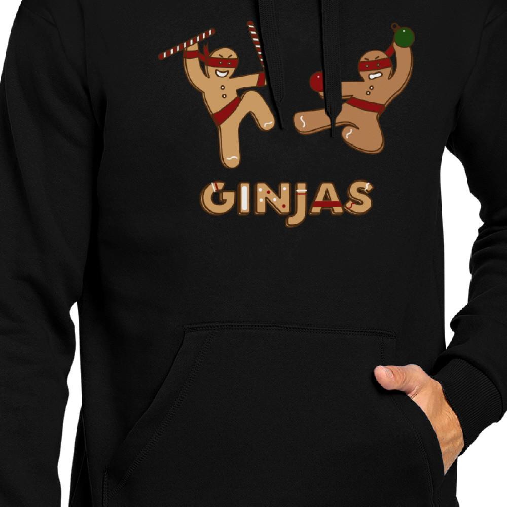 Ginjas Christmas Hoodie Funny Unisex Hooded Pullover Fleece