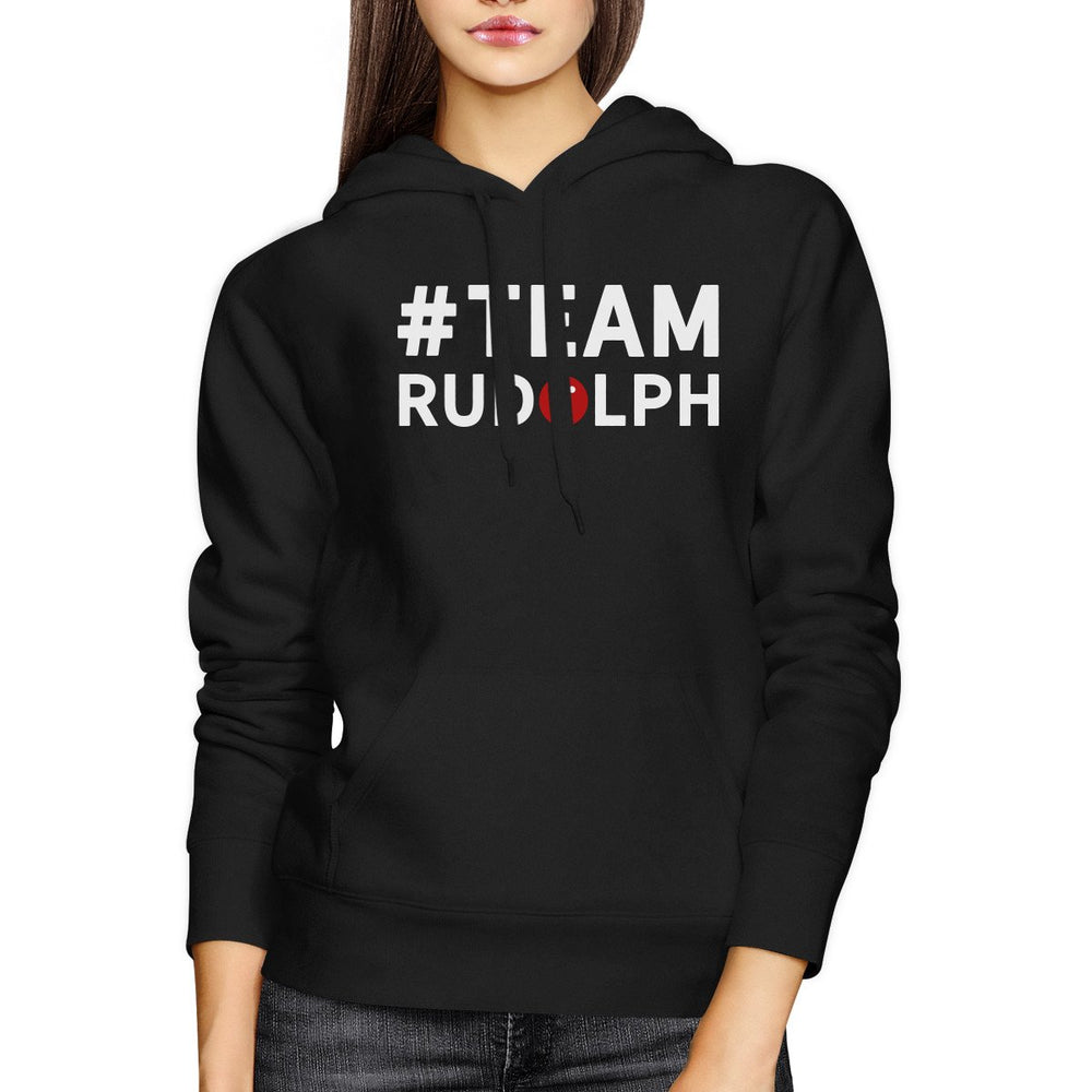 #Team Rudolph Christmas Hoodie Cute Matching Outfits For Members