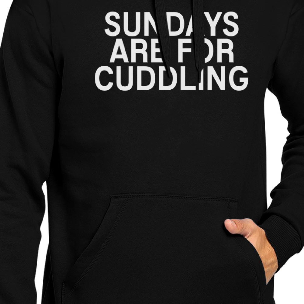 Sundays Are For Cuddling Hoodie Cute Graphic Hooded Sweatshirt