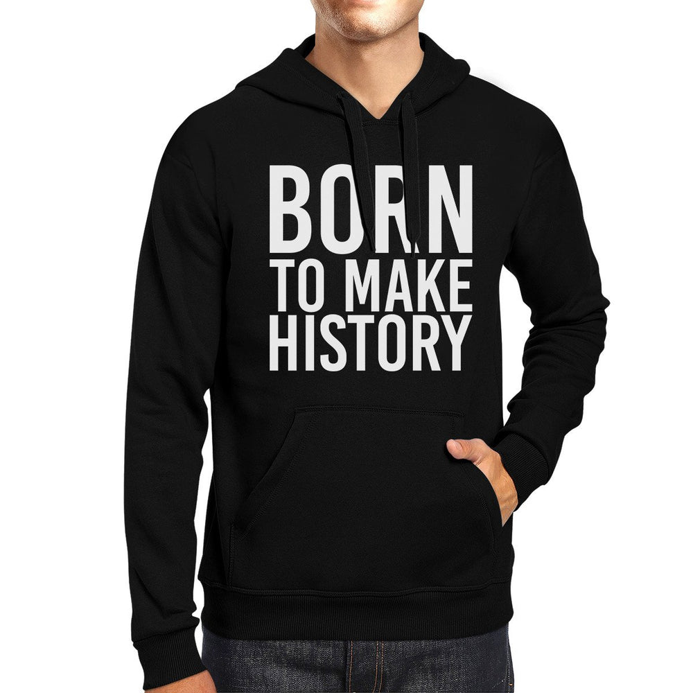 Born To Make history Black Hoodie Pullover Fleece Yuri on Ice