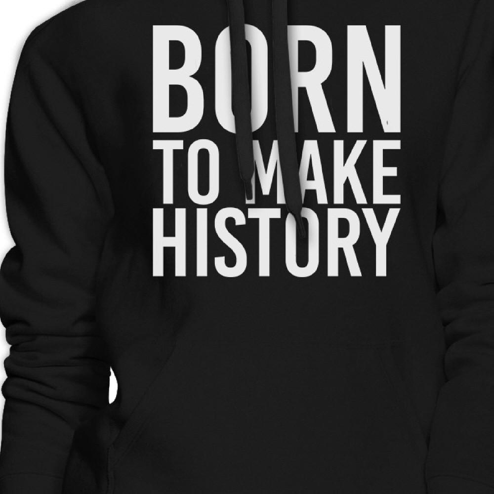 Born To Make history Black Hoodie Pullover Fleece Yuri on Ice