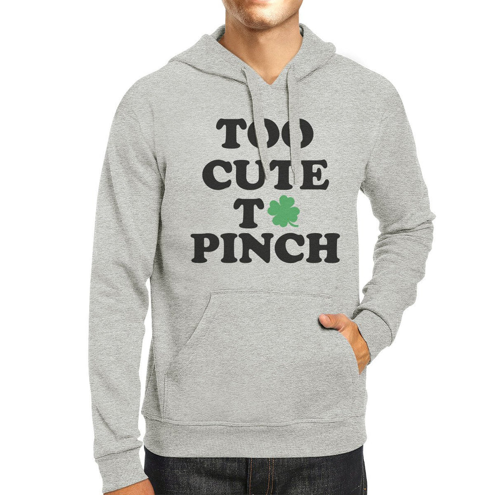 Too Cute To Pinch Gray Unisex Hoodie Cute Gift Ideas For Friends