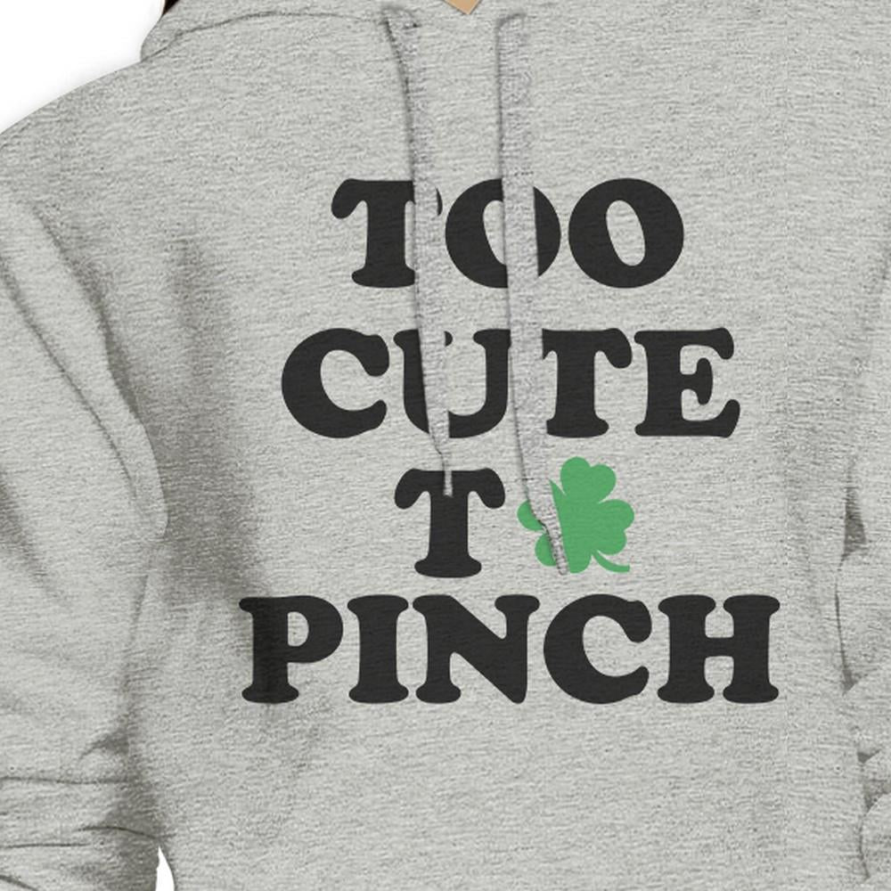 Too Cute To Pinch Gray Unisex Hoodie Cute Gift Ideas For Friends