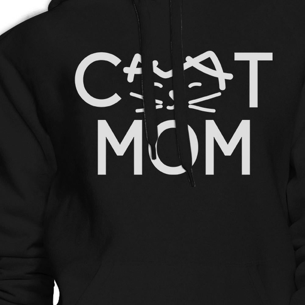 Cat Mom Unisex Black Cute Design Hoodie Unique Gifts For Cat Lovers