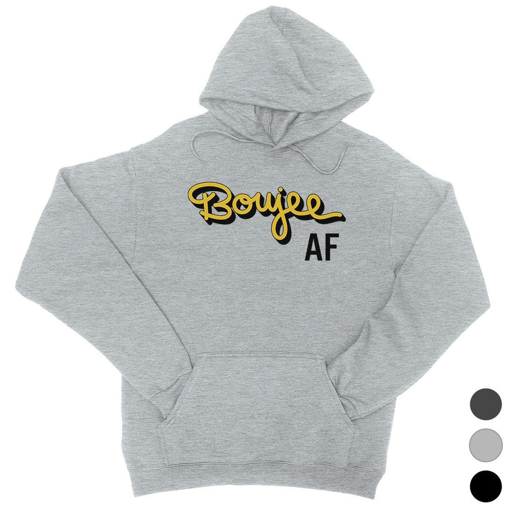 365 Printing Boujee AF Womens Gag Hoodie Pullover Funny Saying Winter Gifts