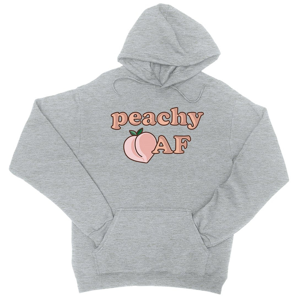 365 Printing Peachy AF Womens Hoodie Cute Graphic Winter Pullover Gift For Her